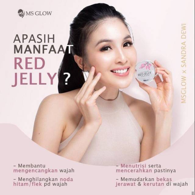 MS GLOW Flawless Glow Red Jelly 15gr