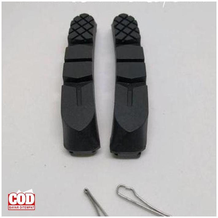 Catridge Brake Shoe Pad Shimano V Brake Xtr Xt Lx Deore Dxr Black Kode 282