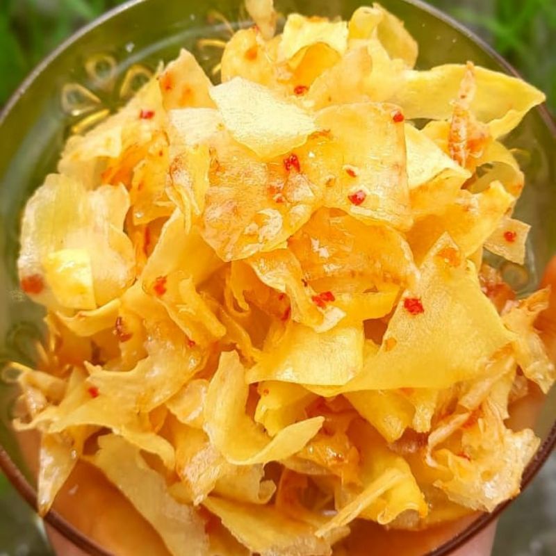 

kripik ubi manis pedas