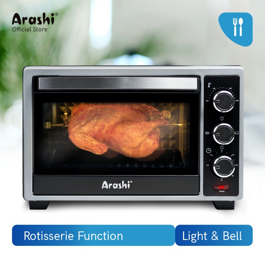 ARASHI M26B 26 Liter - Oven Elektrik Kapasitas 26 Liter