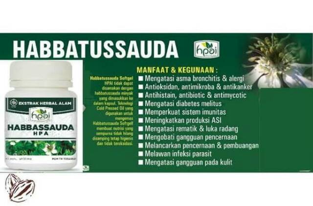 Jual Habbassauda Kapsul Hni Hpai Habbatussauda Softgel Indonesia Shopee Indonesia