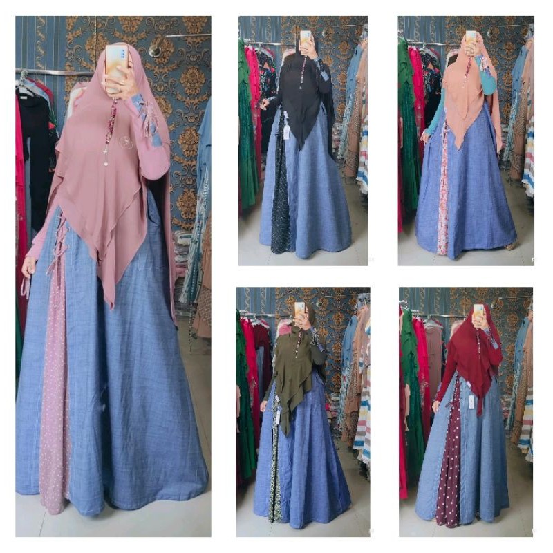 ZOYA DENIM DRESS by belifi