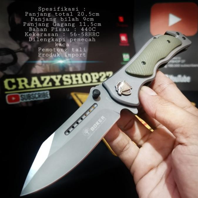BISA COD Pisau Lipat Boker Special Edition C117 / Pisau Lipat SPECIAL Kode 927