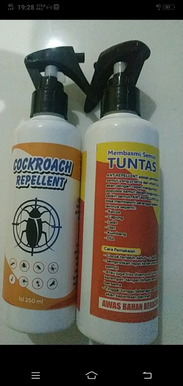 Semprotan Anti Kecoa  Pemngusir Dan Pembasmi Kecoa 250 Ml Dijamin Ampuh Untuk Di Rumah Dan Di Mobil