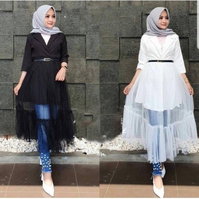 ZR Charming blezer / Balzer wanita kekinian / outer wanita terbaru