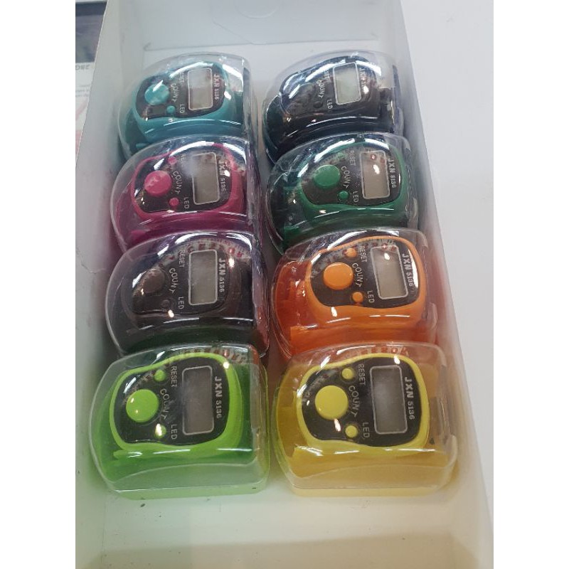 Tasbih Digital Led/Alat hitung/ ada box mika