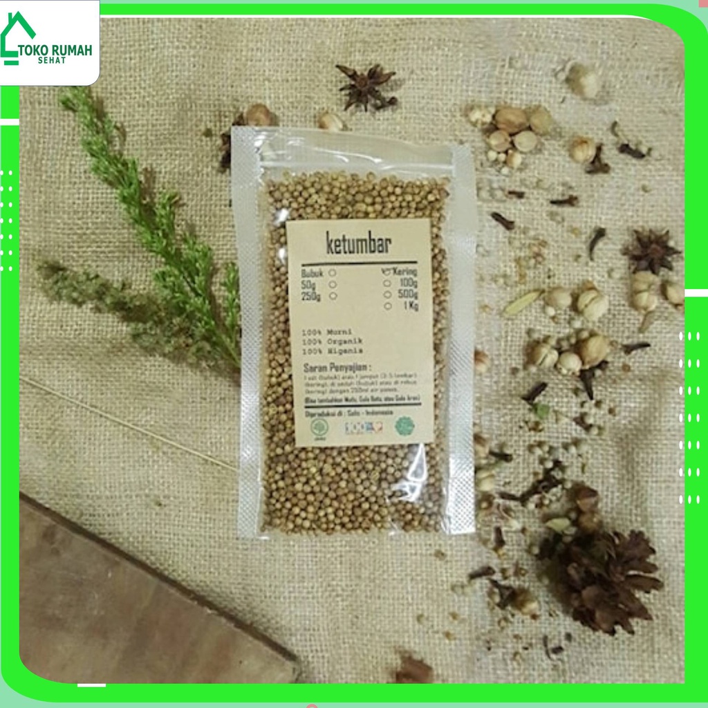 

KETUMBAR KERING 100 gr - Coriandrum Sativum - MURNI - JSR