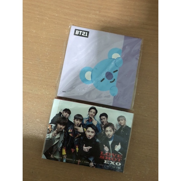

BT21 EXO MEMO PAD