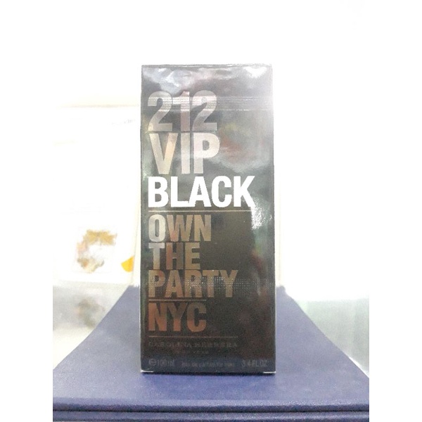PARFUM ORIGINAL CAROLINA HERRERA 212 VIP BLACK FOR MEN EDP 100ML