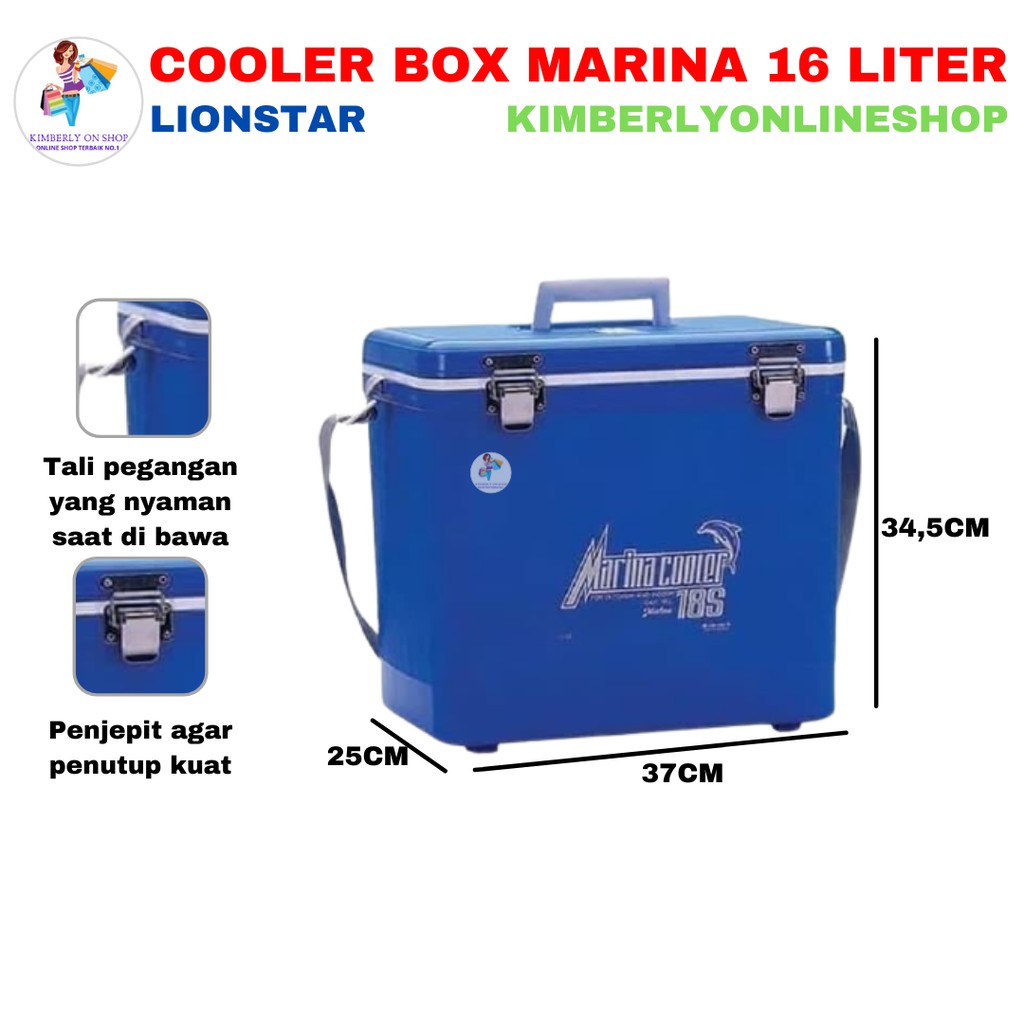 Marina Cooler Box Kotak Es 16 Liter  I-17 18S Lion Star