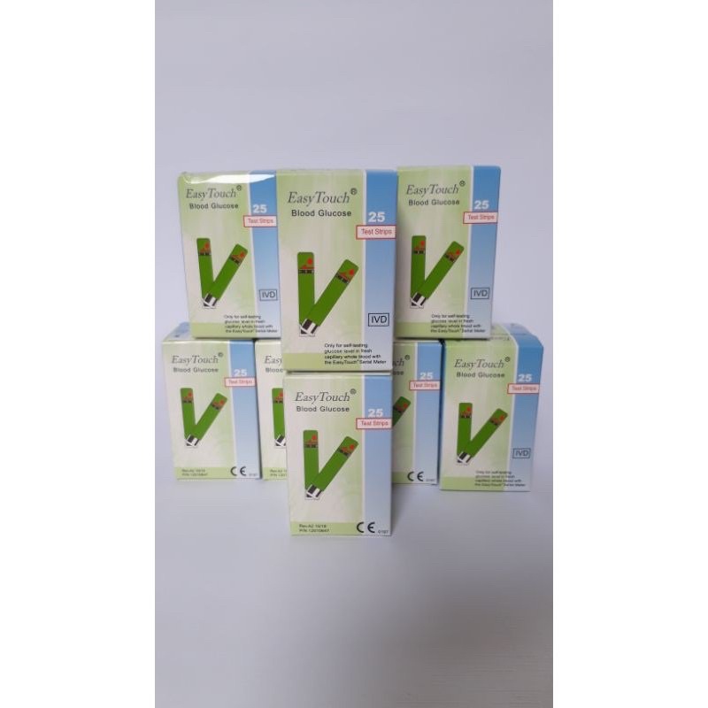 easy touch blood GLUKOSA strip easy touch Easytouch Gula Darah 25 stick / 25 stik