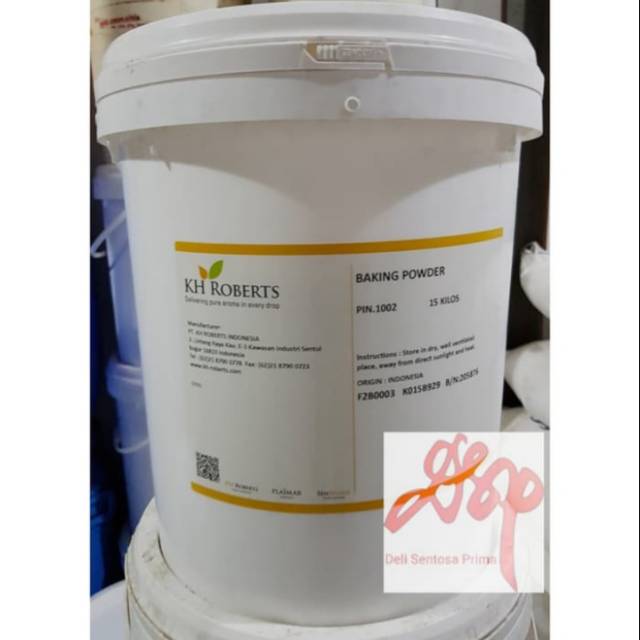 

Baking Powder Merk KH Robets food grade Pk 500gr