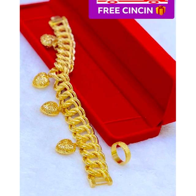 Perhiasan Mas Bangkok lapis emas 99% mirip emas asli
