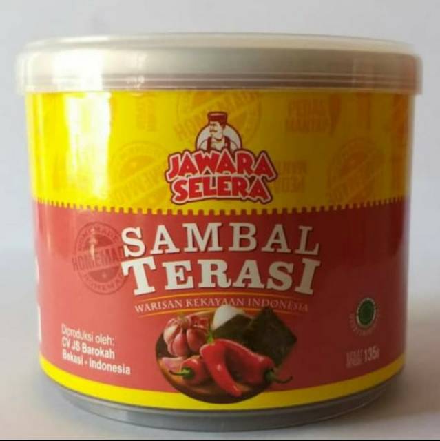 [ TERLARIS ] Sambal Terasi / Sambel Terasi Pedas JS  Netto 135g