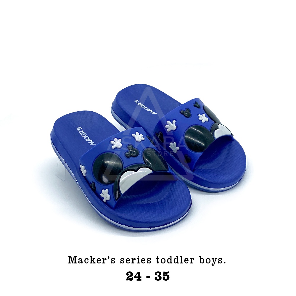 Sandal Kokop Anak laki-laki Macker Mickey AKS 24-35 Terbaru