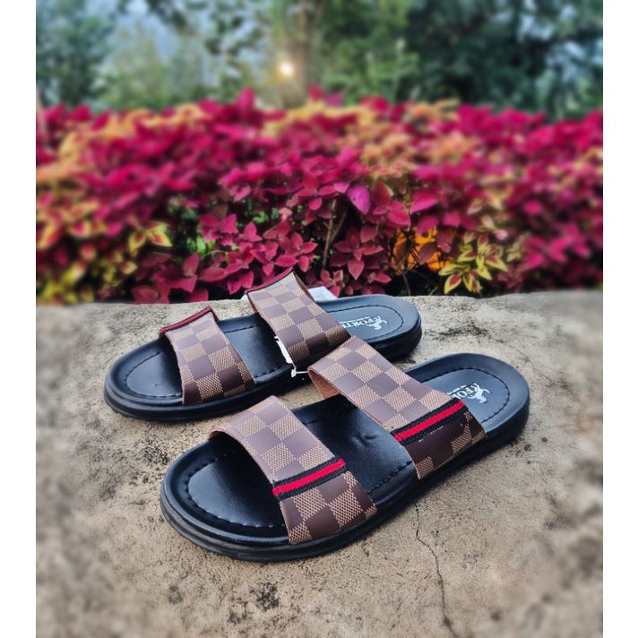 Sandal Slide Pria / Sendal Kasual Pria / Sandal Distro Murah