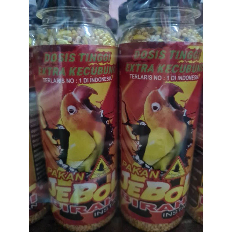 Pakan burung lovebird jebol birahi durasi makanan dosis tinggi love bird bmw voer mangcor ngekek