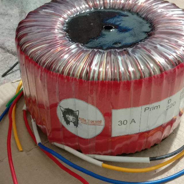 Trafo donat trafo toroid 30A CT 55v 65v