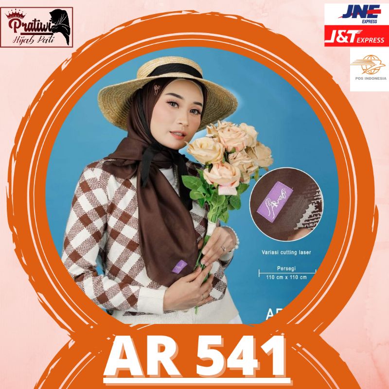 TERBARU√JILBAB HIJAB KERUDUNG SEGI EMPAT SCRAF TERLARIS CUTTING LASER HIJAB ARRAFI BEST SELLER AR 54