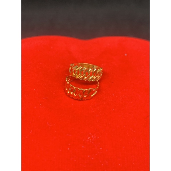 cincin emas asli kdr 700 model rantai anak”