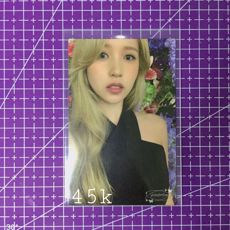 (BOOKED) pc photocard mina twice ewo eyes wide open bunga selca