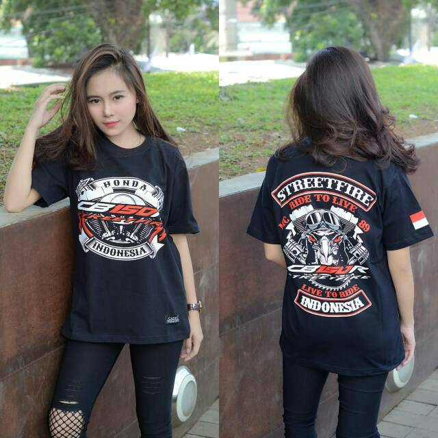 Tshirt Honda Cb150R Kaos CB150 Baju Honda New Cb150R Tshirt Cb150 Grosir Baju murah Meriah 005