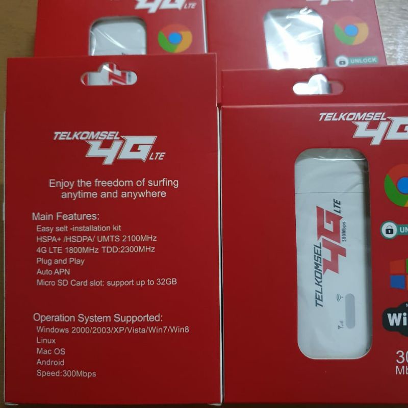 Modem USB WiFi Telkomsel 4G LTE 300Mbps