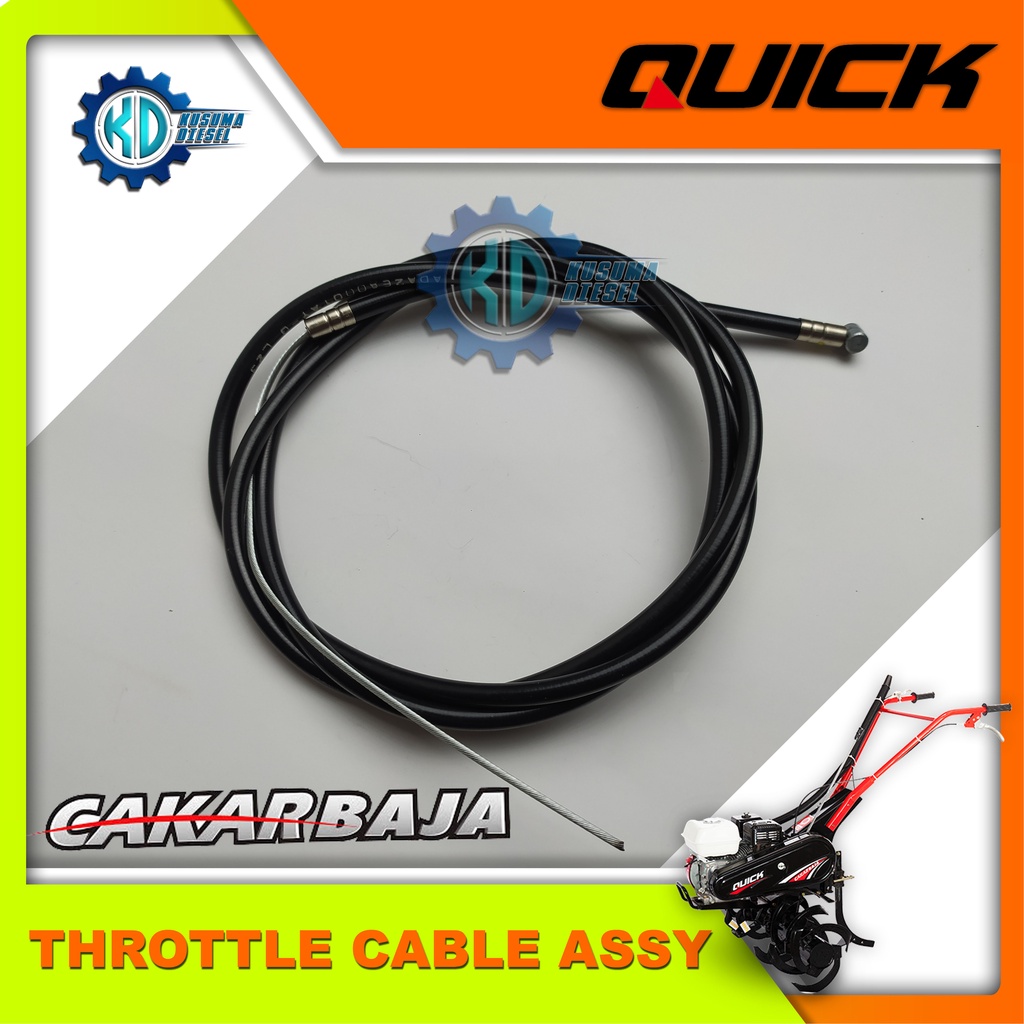 Throttle Cable Assy Cakar Baja - Kabel Gas Cakar Baja - Sparepart Cakar Baja