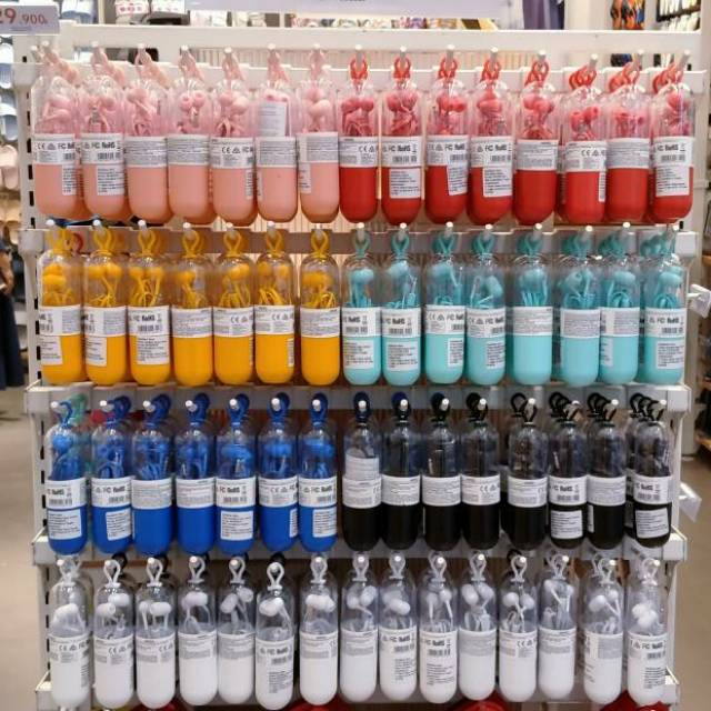 MINISO Official Music Earphone Colorful Capsule Headphones Noise Cancelling Awet Handsfree Earphone 