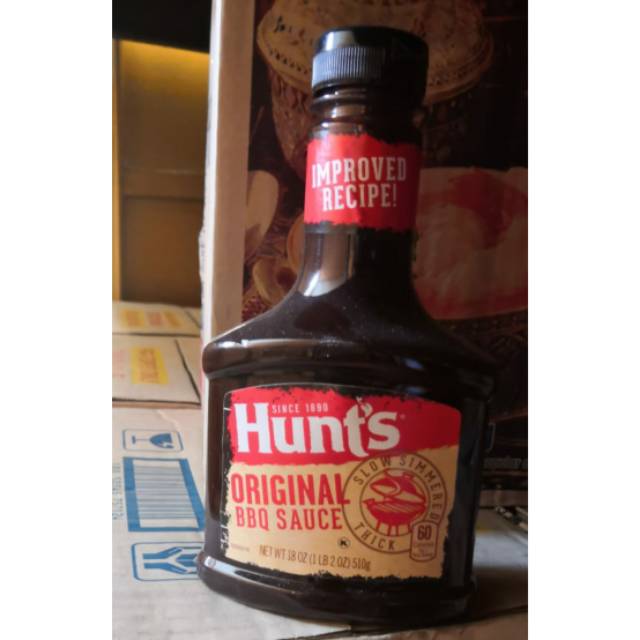 

BBQ sauce original Hunt USA promo per dus