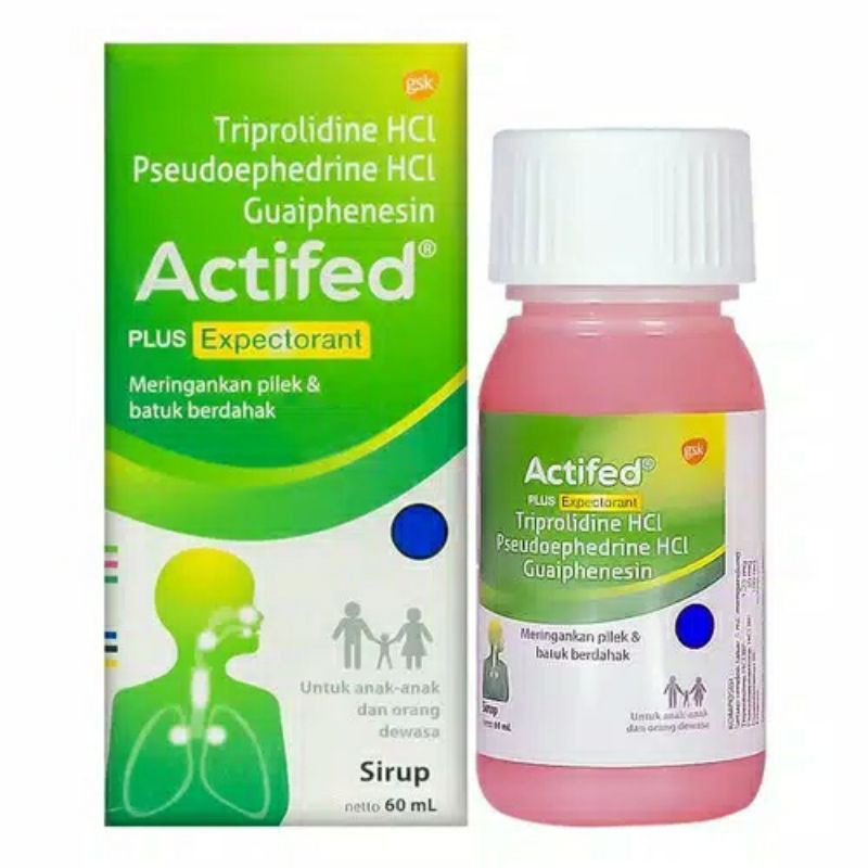 Actifed hijau plus expectorant 60ml