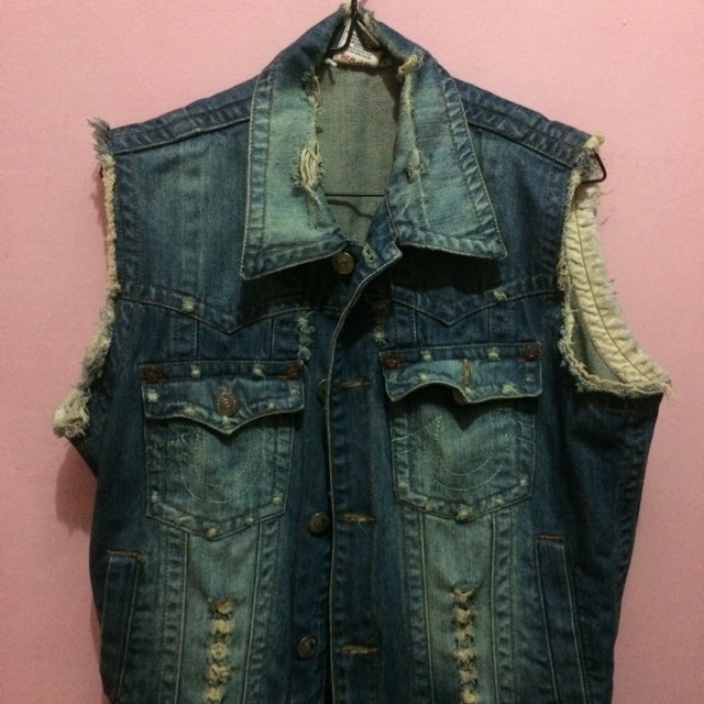 Jaket jeans metal  ( True Religion)