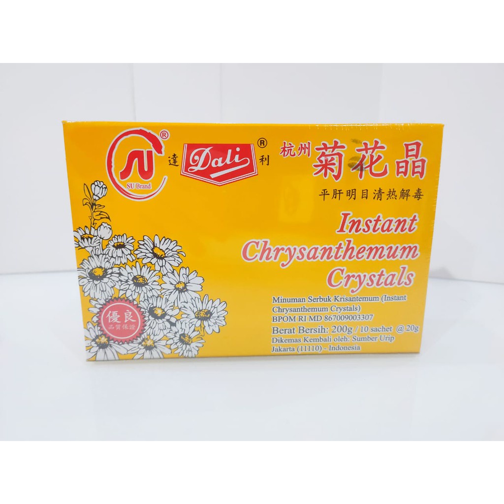 

DALI INSTANT CHRYSANTHEMUM CRYSTALS TEA CIWACING Chi Hwa Ching Teh Bunga Kembang Krisan chrysantenum