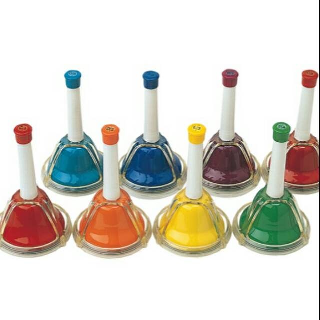 Set Handbell 25 pcs Handbell chromatic isi 25 nada rainbow colour nada kromatis