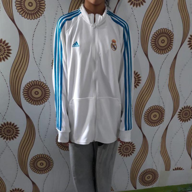 THRIFT PRELOVED] JACKET TRAINING ADIDAS/JAKET BOLA JERSEY CHELSEA OLAHRAGA ORI (PEMAKAIAN PRIBADI)