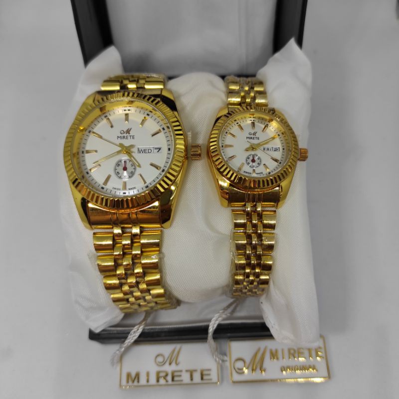 Jam Tangan Couple Mirete Original 100%