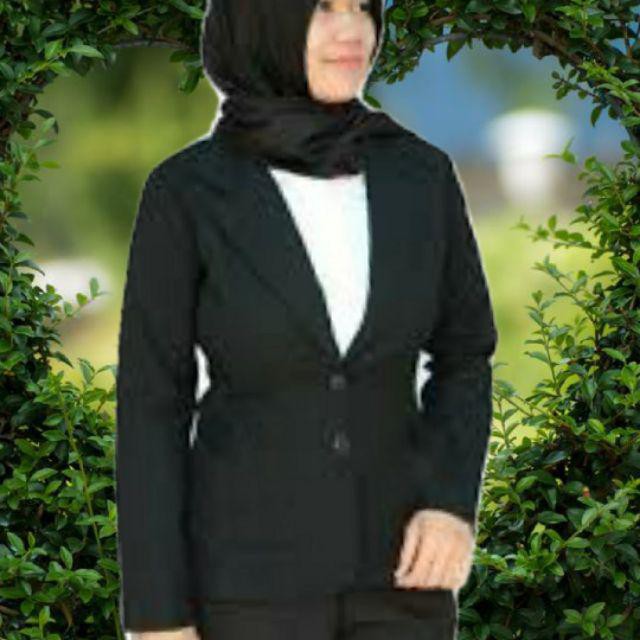 Blazer formal wanita body panjang (muslimah)