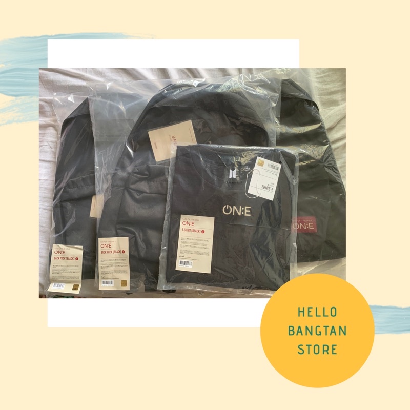 BTS Map of the Soul ON:E MD Backpack & Tshirt