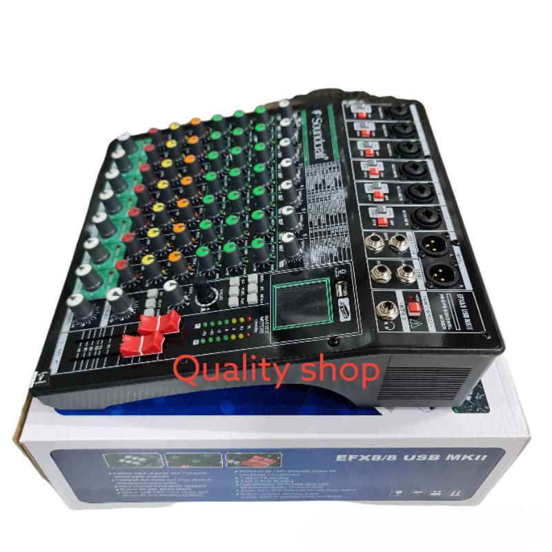 Mixer 8 Channel Soundcraft efx8/8 mk2 Usb effect 99dsp baru