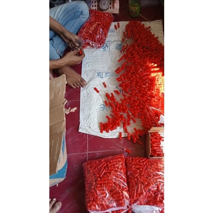 pipet tetes pendek kaca tebal 0,7 isi 100 pcs karet merah