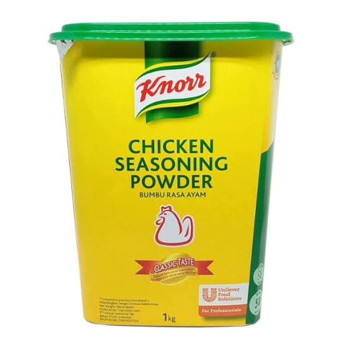 

PROMO SPESIAL - KNORR CHICKEN SEASONING POWDER 1 KG NO MSG PENYEDAP AYAM
