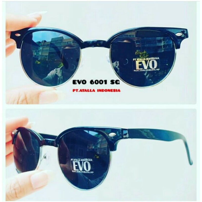 Kacamata Hitam Pria Dan Wanita Model Korea EVO 6001 SG