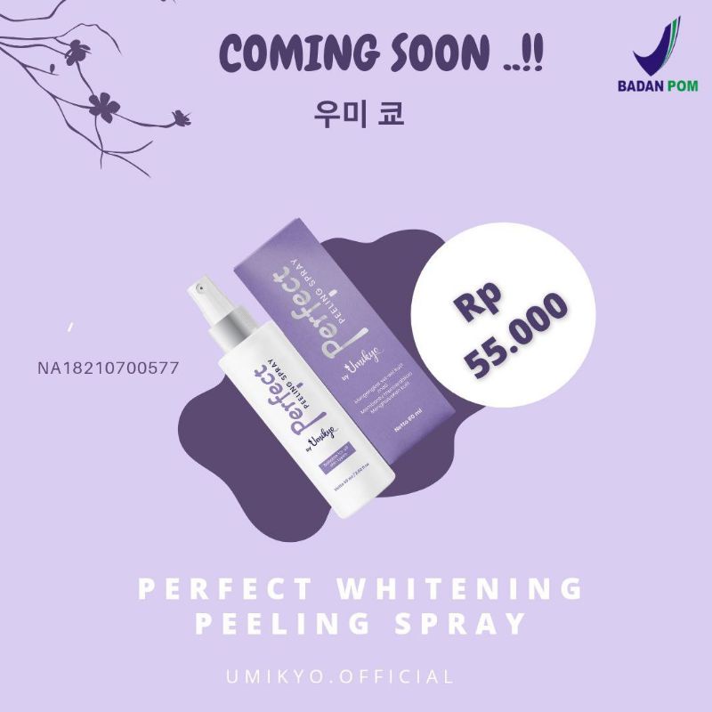 [BISA COD] PEELING SPRAY UMIKYO / PEELING SPRAY / UMIKYO / PEELING BPOM