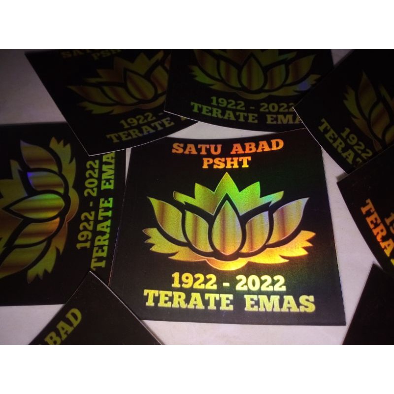 stiker psht stiker psht satu abad printting hologram