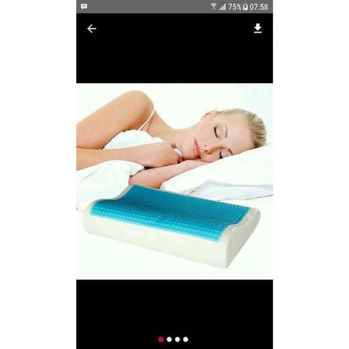 

Bantal Kesehatan - Sos Healthy Living Cool Gel Memory Foam Pillow Bantal Dingin Kesehatan