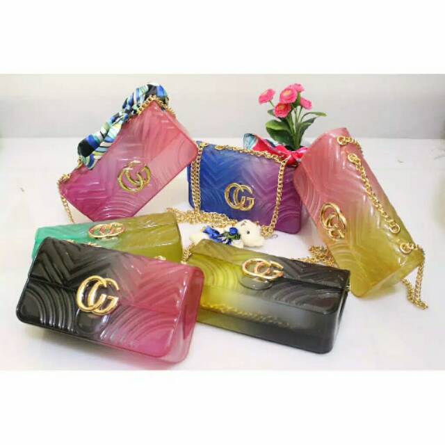 Tas Import Jelly Gucci ukuran 23