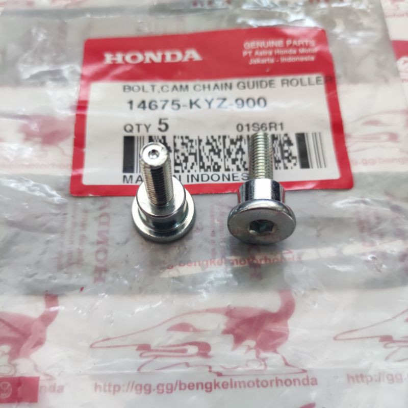 Bolt Cam Chain Guide Roller Baut Roll Keteng Kamrat Supra X 125 Helm In Blade Fi Ori AHM 14675KYZ900