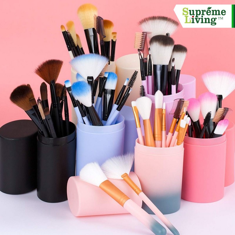 Kuas Make Up Brush Tabung 12 Fungsi in Tube