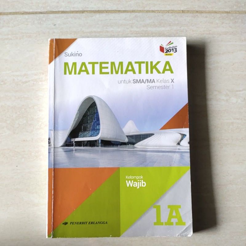 Buku Bekas Erlangga Matematika Wajib Kelas 1 SMA