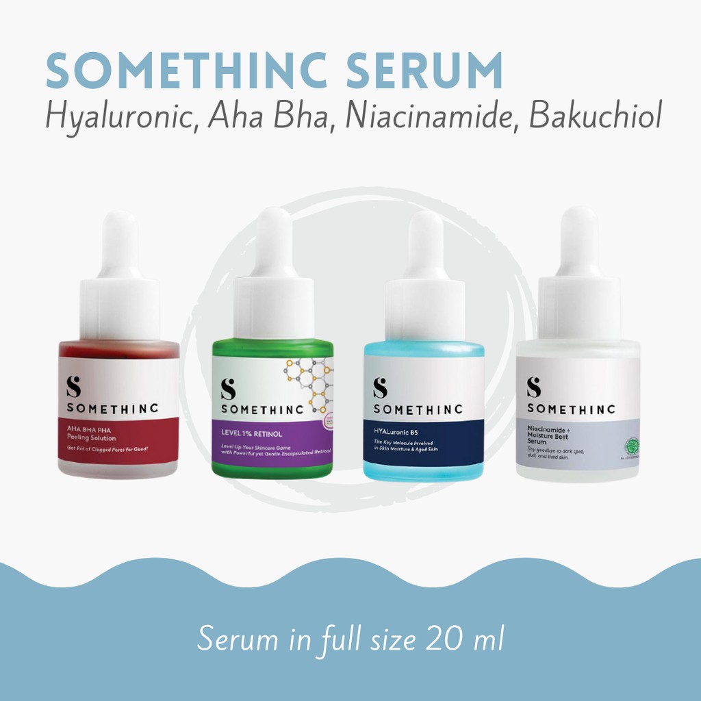 Jual SOMETHINC Bakuchiol / Niacinamide / AHA BHA / HYALURONIC ACID